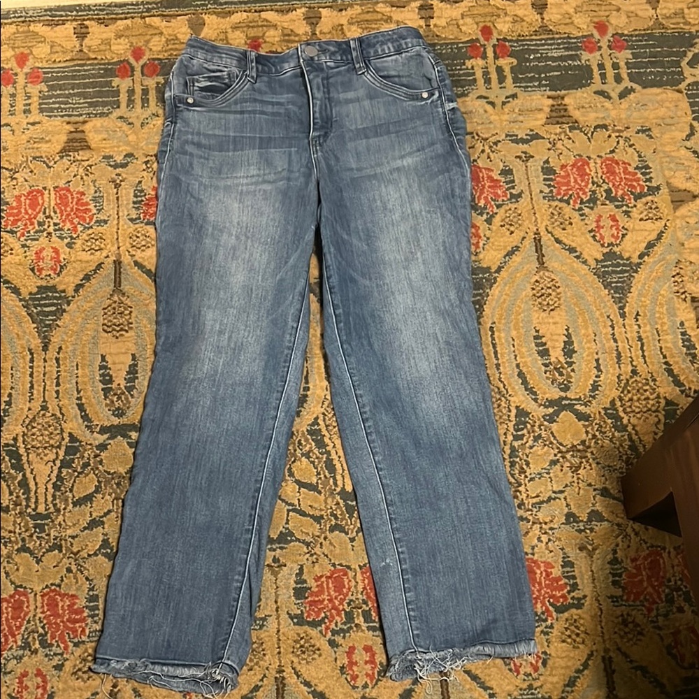 Democracy Blue Straight Leg Jeans 8